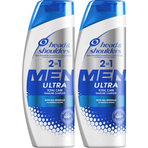 Head & Shoulders Head & Shoulders Total Care Men 2u1 šampon za kosu 2x360ml Slike