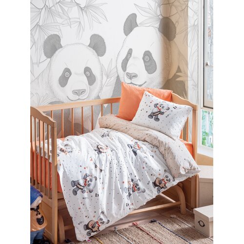 Lessentiel Maison posteljina za bebe Musico, 100x150cm, narandžasta Cijene