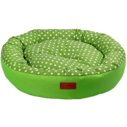 Dubex krevet Tarte okrugli zelena tufna M 65x15cm Slike