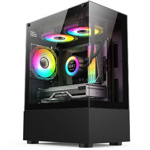 Ig Max Kućište IG-MAX N18 Pro SUPERNOVA Black 3RGB Cene