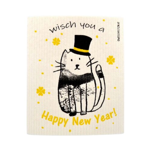 OWOSCHFETZN Spužvasta krpa "Happy New Year" Cijene