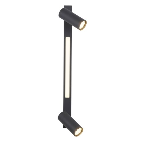 SCH&amp;Ouml;NER WOHNEN 11793-18 - LED spot svetlo DANTE 2xGU10/10W+LED/7,2W crna Slike