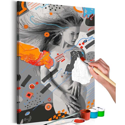  Slika za samostalno slikanje - Wind in Hair 40x60 Cene