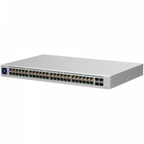Ubiquiti USW-48 48-port, Layer 2 switch, 48 x GbE ports, 4 x 1G SFP ports, Fanless, silent cooling, ESD/EMP protection, 1.3" tou Cijene