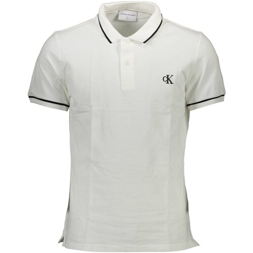 Calvin Klein WHITE MEN&#39;S SHORT SLEEVE POLO Cijene