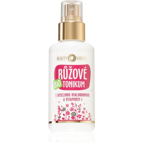 Purity Vision BIO Rose vlažilni tonik iz vrtnice 100 ml