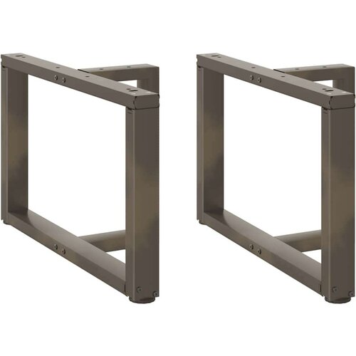  Noge za stolić T-oblika 2 kom prirodni čelik 60x25x(42-43)cm Cene