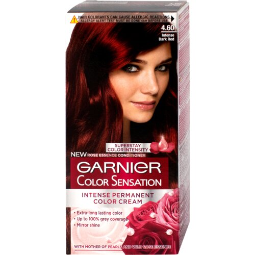 Garnier Color Sensation farba za kosu 4.60 intense dark red Cene