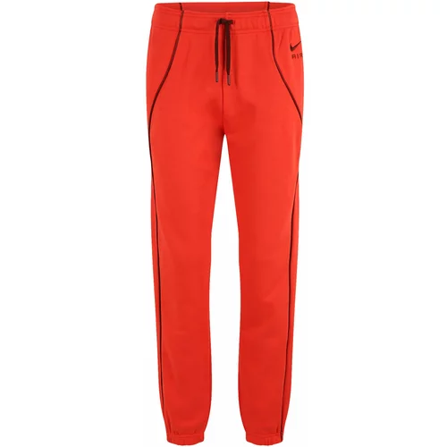 Nike Sportswear Hlače oranžno rdeča / črna