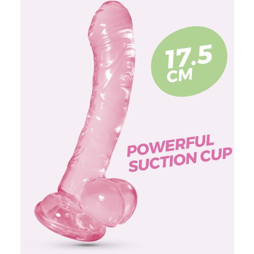 Crushious HUDINI JELLY ANAL DILDO PINK Cene