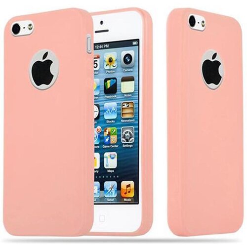 Cadorabo Ohi&amp;scaron;je, združljiv z Apple v Candy Pink - Za&amp;scaron;čitni pokrov iz fleksibilnega silikona TPU, (20567357) Slike