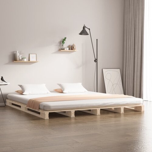 Krevet od paleta 160 x 200 cm od masivne borovine Cijene
