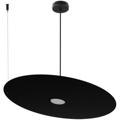  Luster na sajli PIATTO 1xGX53/15W/230V &amp;Oslash; 55 cm crna Slike