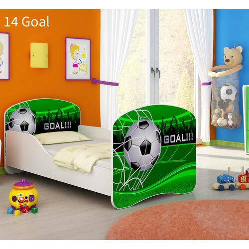  Otroška postelja ACMA z motivom 140x70 cm 14 Goal Cene