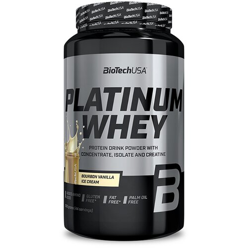 BioTech USA Platinum Whey 1kg Vanila Ice cream Slike