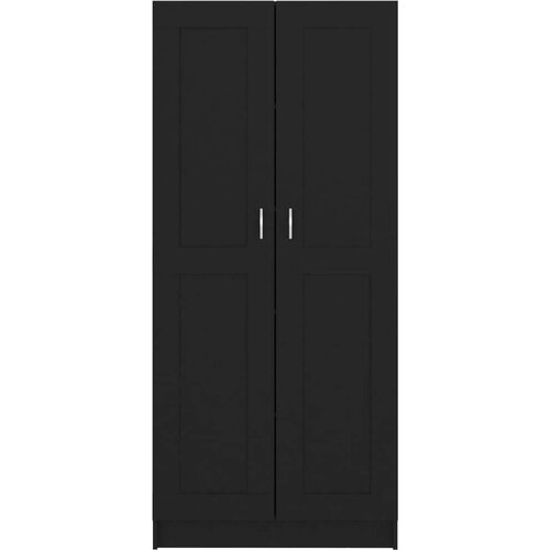  za knjige crni 82,5 x 30,5 x 185,5 cm od iverice Slike