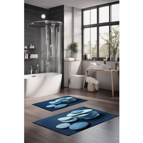  CT-5279 multicolor bathmat set (2 pieces) Cene