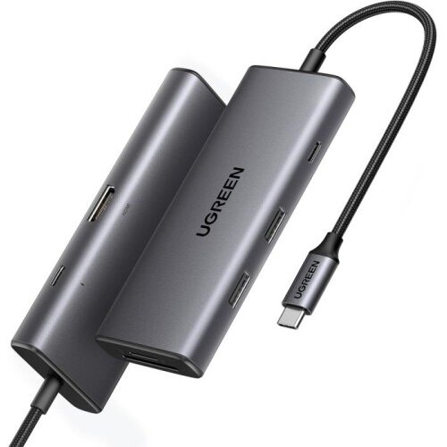 Ugreen 7v1 USB-C Hub (10Gbps USB 3.2, 4K@30Hz HDMI) Slike