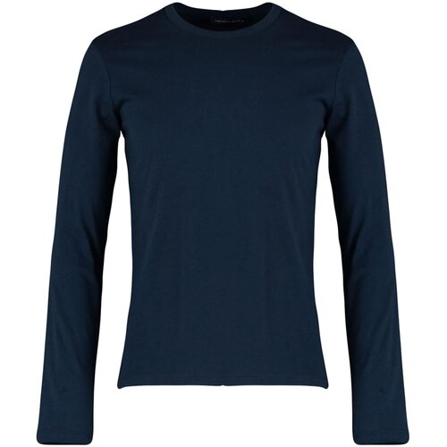 Trendyol Muška majica Tmnaw21Ts0208, Tamnoplava Cene