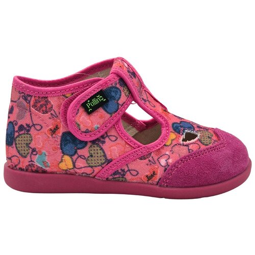 Pollino Patofne za devojčice PR835 ROSA HEARTS, Roze Cene