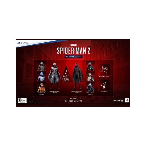 PS4 / PSN Marvel's Spider-Man 2 - Pre-order Bonus (DLC) (PS5) PSN Key EUROPE Cene