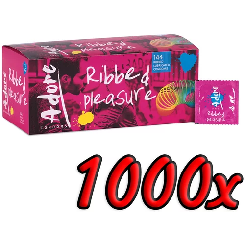 Pasante Adore Ribbed Pleasure 1000 pack