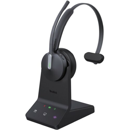 Yealink WH64 Mono UC Slu&amp;scaron;alice Brezžični Obruč za glavo Pisarna / klicni center Micro-USB Bluetooth Črna Slike