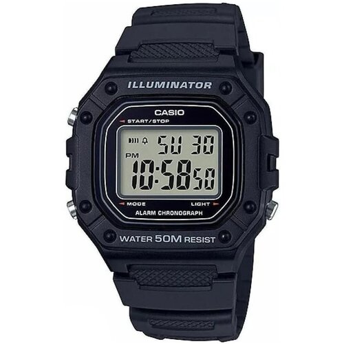 Casio Ura W218H1A Črna Slike