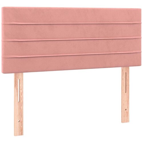  box spring s madracem LED ružičasti 90x200 cm bar&amp;scaron;unasti Slike