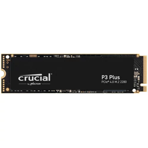 Crucial trdi disk SSD 4TB M.2 80mm PCI-e 4.0 x4 NVMe, 3D NAND, P3 Plus CT4000P3PSSD8
