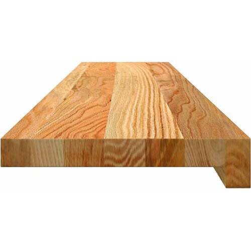  Prozorske klupice 2 kom svijetlosmeđe 100x20x2 cm masivne hrast Slike