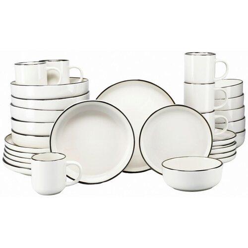 Creatable KOMBINIRANI SERVIS Nordic Festive Creme Cene
