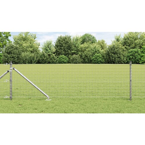 vidaXL stebri za ograjo s konico 52 kos Ø32 mm 80 cm galvanizirano jeklo Cene