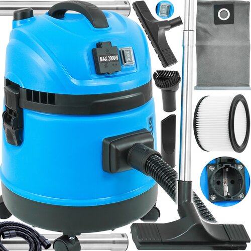 HEPA 20L industrijski građevinski usisavač 1600W mokro suho + utičnica 2000W Cene