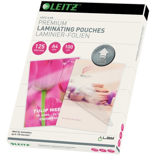  Žepki za plastificiranje leitz a4 125mic s smernimi pu&amp;scaron;čicami 1/100 74810000 LEITZ APARATI Slike