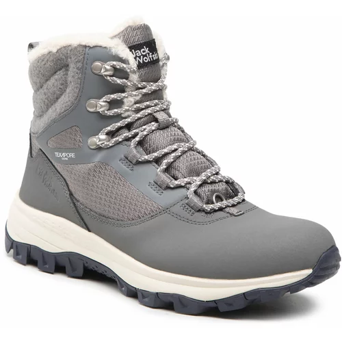 Jack Wolfskin Trekking čevlji Everquest Texapore High 4053591 Tarmac Grey/Grey