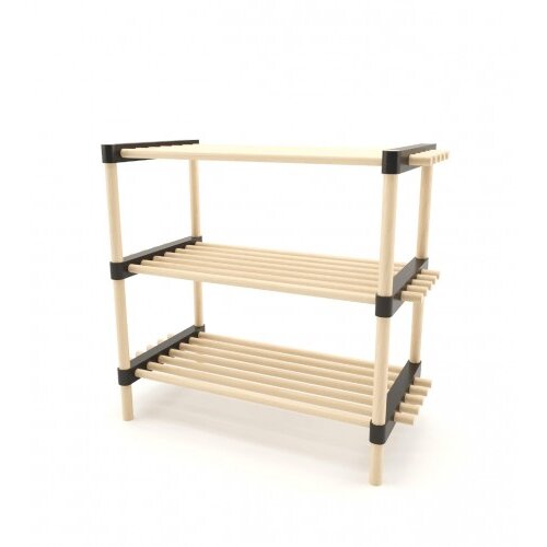 Seowood Polica drvena vi&amp;scaron;enamjenska 55X28X52cm SC-5503 Slike