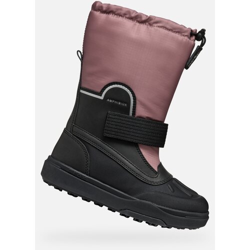 Geox Pink Girls Winter Boots Bunshee Pg B - Girls Cene