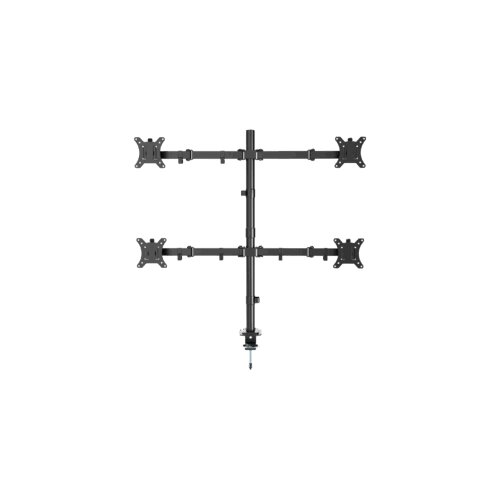  NOSAČ ZA ČETRI MONITORA GEMBIRD MA-D4-01, montaža na stol, (tilting, swivel), 13&rdquo;-32&rdquo;, up to 10 kg Cijene