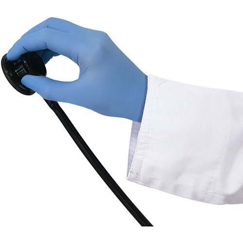 Zarys easyCARE Nitrile Gloves Powder-Free Blue 100 pack L Slike