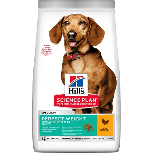 Hill’s small and mini adult perfect weight hrana za pse, 1.5kg Slike