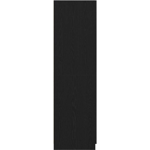 VidaXL Ormar Crni hrast Konstruirano drvo 80x52x180 cm Ormar Slike
