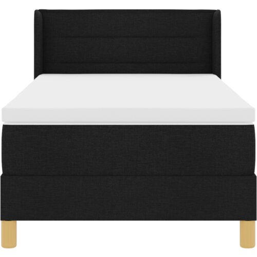 vidaXL Krevet s opruga kutije Crna i Bijela i Crna 100 x 200 cm Cene