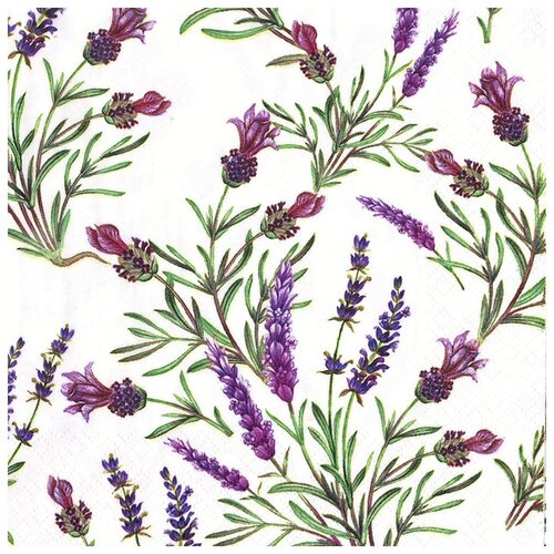 salveta za dekupaž lavender twings - 1 kom Slike