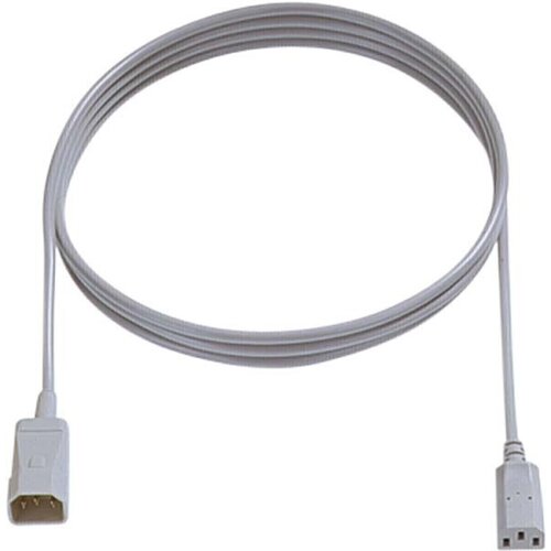 Boschmann napajalni kabel - IEC 320 EN 60320 C14 (M) - IEC 320 EN 60320 C13 (W) 356.975 hladne naprave priključni kabel siva 3.00 m, (20422003) Cene