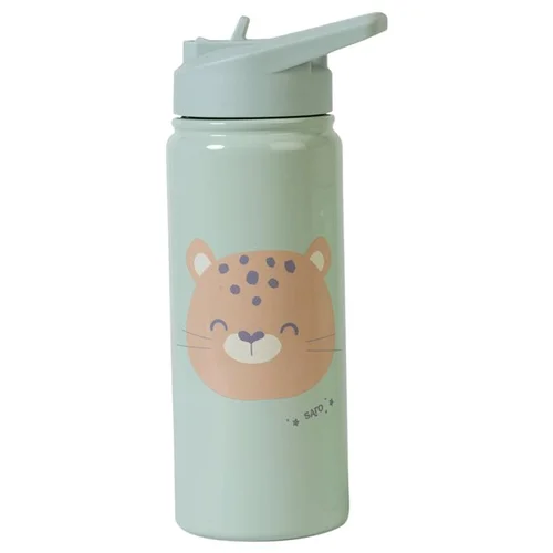 Saro Baby Thermos Bottle with Straw termosica sa slamkom Mint 500 ml