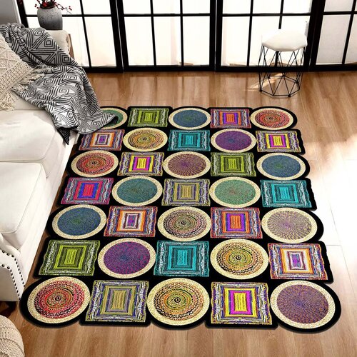 Conceptum Hypnose Tepih Hmnt959, Pravougaoni, 80 x 150 cm, Šareni Cene