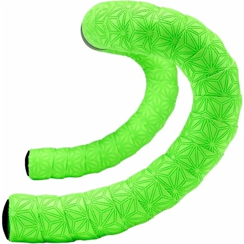 Supacaz Super Sticky Kush TruNeon Neon Green w/Black Plugs