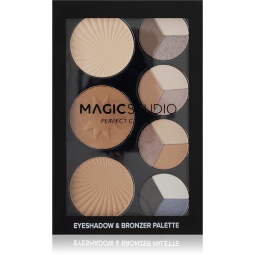 Magic Studio Eyeshadow &amp;amp; Bronzer Palette večnamenska paleta 23 g Slike