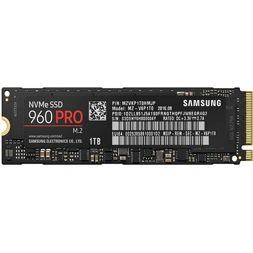 Samsung 1TB MZ-V6P1T0BW M.2 NVMe 960 PRO Series SSD ssd hard disk Slike